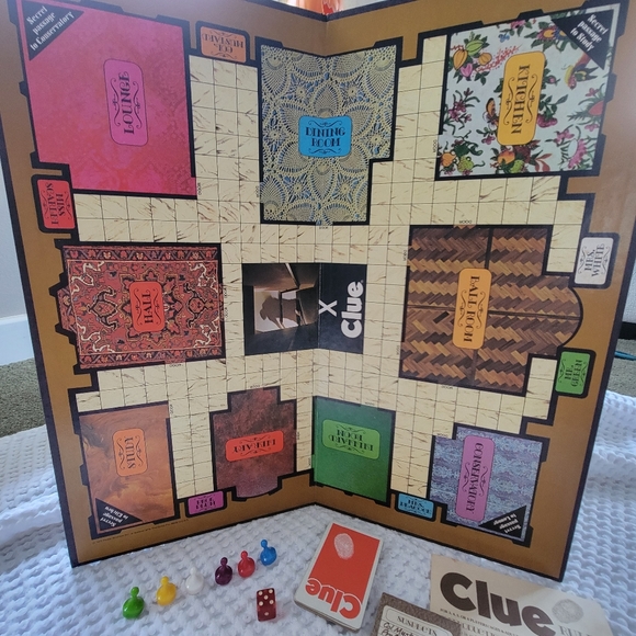 🎩Vintage 1972 Clue Board Game - Picture 5 of 8